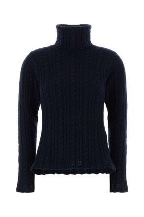 Moncler Dark Blue Turtle Neck Sweater