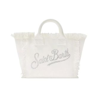 MC2 Saint Barth Tote Bags, female, White, Size: ONE SIZE Borsa Colette
