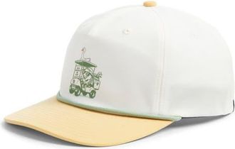 Swannies Caddy Snapback Baseball Cap in Gold at Nordstrom