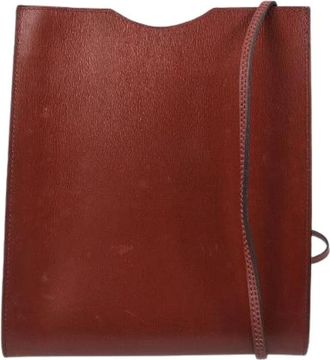 Herm&egrave;s Pre-owned Cross Body Bags, female, Red, Size: ONE SIZE Pre-owned Onimaitou Pochette