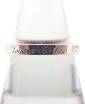 Tiffany & Co. Sterling Silver 925 Band Ring (Pre-Owned)