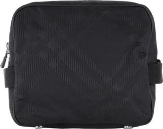 Burberry Check Jacquard Travel Pouch