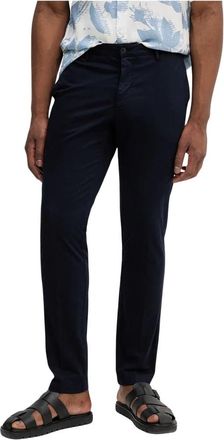 Hackett Slim-fit Broeken - Heren - Slim Fit Broeken - Blauw - W31 L32 - Katoen - Broeken
