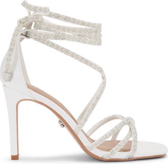 Carvela Womens Paparazzi Tie Sandals - White - Size UK 4