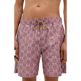 Scalpers Pines Swimsuit in Burgundy at Nordstrom, Size Xx-Large Eu