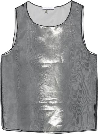 Patrizia Pepe Top metallizzato - Grigio