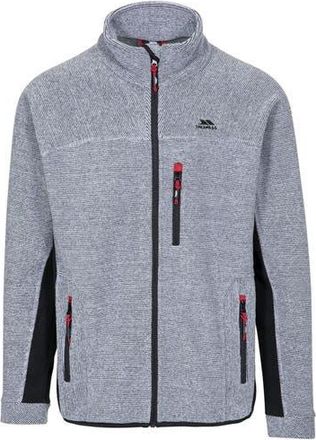 Trespass Jynx Full Zip Fleece Jacket in Platinum Stripe at Nordstrom, Size Xxx-Large