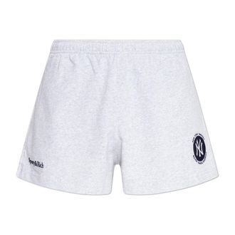 Sporty & Rich unisex, Pantalones cortos, Gris, Talla: XL