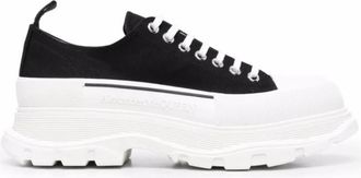 Alexander McQueen Tread Slick low-top sneakers - Dames - Sneakers - Zwart - 40 EU - Schoenen