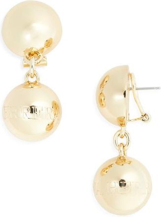 Carolina Herrera Ball Drop Earrings in Gold at Nordstrom