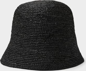 Ibeliv Womens Andao natural raffia Cloche Hat