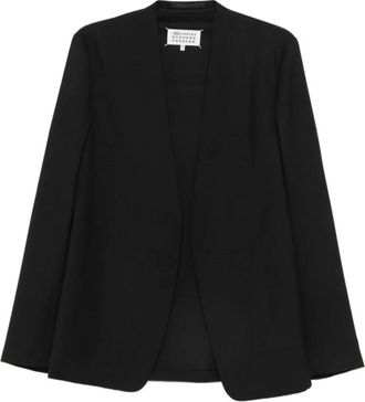 Maison Margiela Dames, Jassen, Zwart, Maat: 2XS Katoen