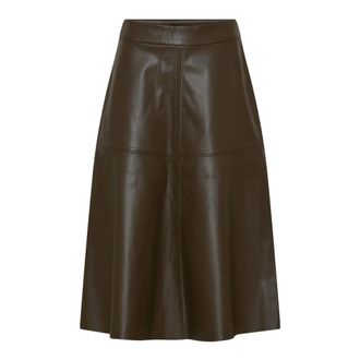 Bruuns Bazaar Gonna Vegani Imma - - Skirts - Donna - Marrone - XL