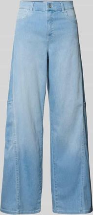 Angels Wide Leg Jeans mit Cargotaschen Modell LIVA SEAM CARGO in Hellblau, Gr&ouml;&szlig;e 34/30