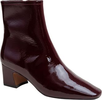 Linea Paolo Wrenly Block Heel Bootie in Dark Cherry at Nordstrom, Size 6.5