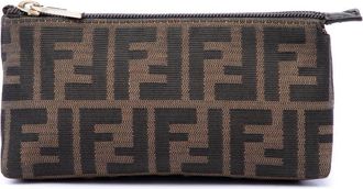 Fendi Pre-owned Fendi Zucca Canvas Clutch Unisex 1WBRDGUKV38UEQDU