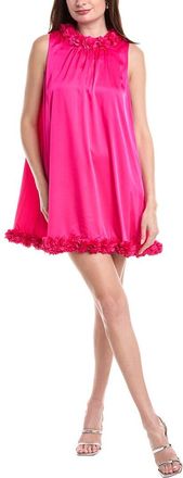 endless rose Rosette Trim Mini Dress
