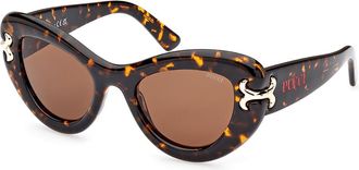 Pucci Emilio Pucci EP0212 52E Womens Sunglasses Tortoiseshell Size 50