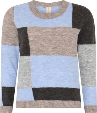 Skovhuus Graphic Design Pullover - Dames - Truien - Veelkleurig - Maat: 2XL Acryl