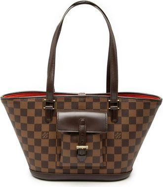 Louis Vuitton Pre-owned Tote Bags, female, Brown, Size: ONE SIZE Pre-owned Everyday Structured Tote Bag