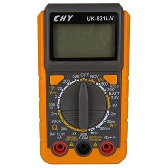 Trade Shop Trade Shop - List Multimetro Lcd Digitale Con Rilevatore Puntali