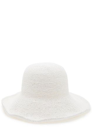 Toteme Paper Raffia sun hat - White - One Size
