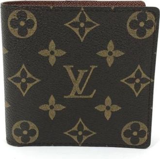 Louis Vuitton Pre-owned Vintage Monogram Portemonnee (bi-fold) - Heren - Vintage Accessoires - Bruin - ONE Size - Vintage