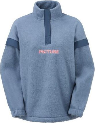 Picture Velora 1/4 Fleece Fleecepullover f&uuml;r Damen | blau