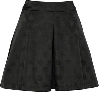 macgraw Gonna plissettata con logo - Nero