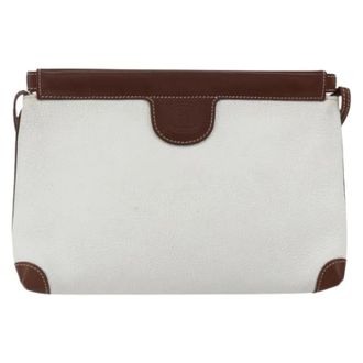 Gucci Pre-owned Cross Body Bags, female, White, Size: ONE SIZE Pre-owned Leather Cross Body Bag