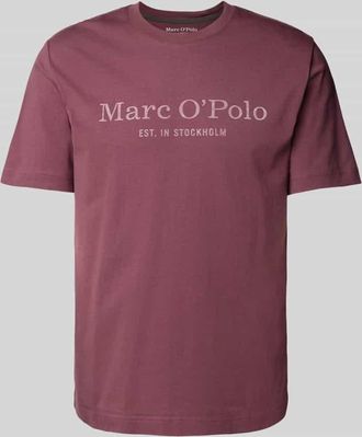 Marc O'Polo Regular Fit T-Shirt aus reiner Baumwolle in Purple, Größe S