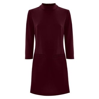 Kocca Midi Dresses, female, Red, S, Classic chic short sleeved dress