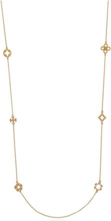 Tory Burch Ketting Kira - Dames - Kettingen - Geel - ONE Size - Accessoires