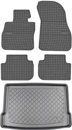 OEM Bmw Serie 1 F40 Hatchback Desde Septiembre De 2019. Juego De Alfombrillas De Goma Para Coche + Alfombrilla Para Maletero
