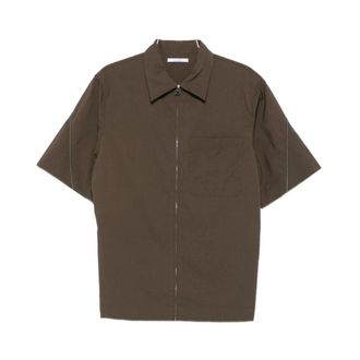 Givenchy Shirts - male - Givenchy - Short Sleeve Shirts - Green - L - Shirts