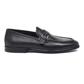 Baldinini Loafer van soepel leer - Heren - Schoenen - Zwart - Maat: 43 EU Leer