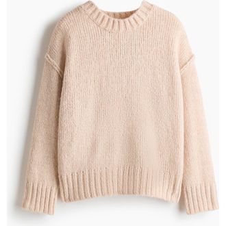 H&M Oversized Jumper in Light Beige at Nordstrom, Size Xx-Large