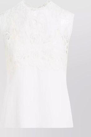 Fabiana Filippi silk top lace insert