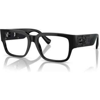 Versace 55mm Square optical glasses in Black at Nordstrom