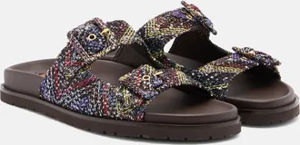 Missoni Sandalias Clea en zigzag con lentejuelas