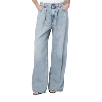 Haikure Candy Denim Wide Jeans - Dames - Loose Fit Jeans - Blauw - W23 - Denim - Jeans