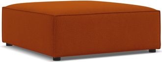 BLOOMINGLOFT Design Sitzpouf Jodie 102 x 80 cm - Strukturstoff