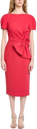 Badgley Mischka Side Bow Cocktail Dress