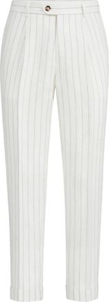 Brunello Cucinelli Pantaloni plissettati - Bianco