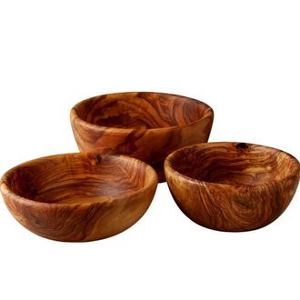 Be Home Olive Wood Nesting Salad Bowls - Set of 3 at Nordstrom