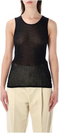SOEUR Soeur - Isis Tank Top - Dames - Tops - Zwart - Maat: S Katoen