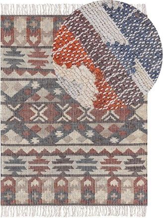 Beliani Rug KALFA Multicolour 160 x 230 cm Jute