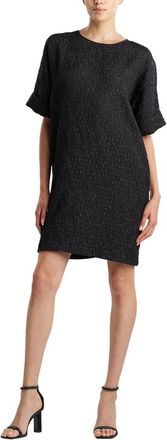 Natori N Natori Floral Crinkle Jacquard T-Shirt Dress