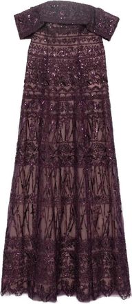 Saiid Kobeisy Beaded Tulle Dress