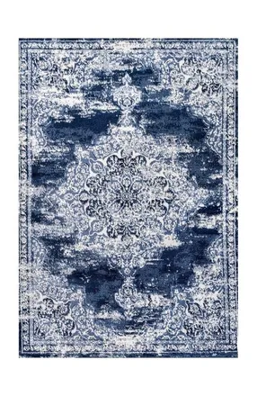 Jonathan Y Designs Alhambra Ornate Medallion Modern Area Rug in Navy/ivory at Nordstrom, Size 3Ft 0In X 5Ft 0In